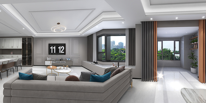 欧派-时军辉-珑玺台-装修设计方案