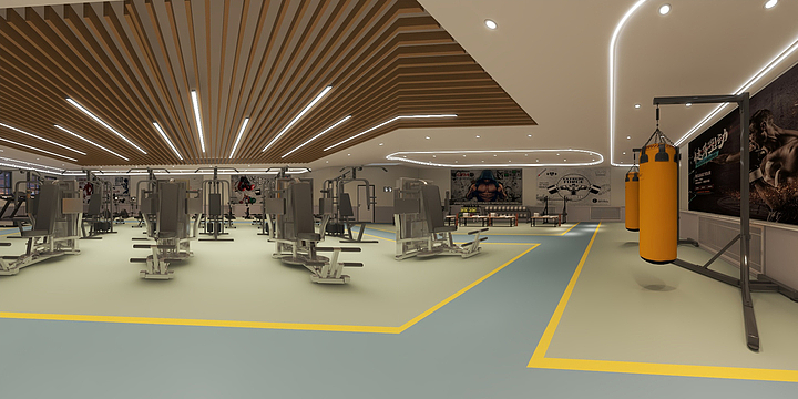 设计向Sir-三团健身房方案一-装修设计方案