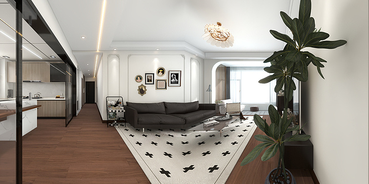 甘肃金昌北创空间设计-龙首26-12-小美式-装修设计方案