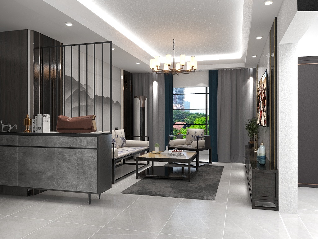 诗轩装饰18354558792-莱山-装修设计方案