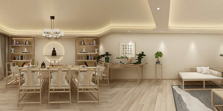 苏雨嫣-茶室-装修设计方案