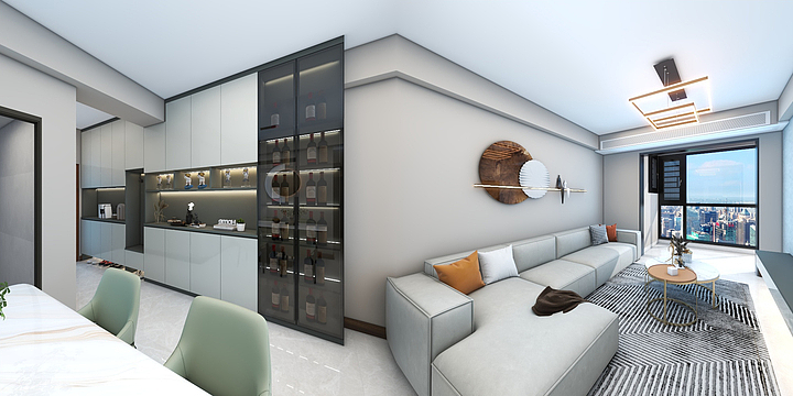 美尼美全案设计-保利时光印象C8栋1403-装修设计方案