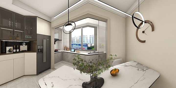 壹禾整装设计-锦城5-1-1801-装修设计方案