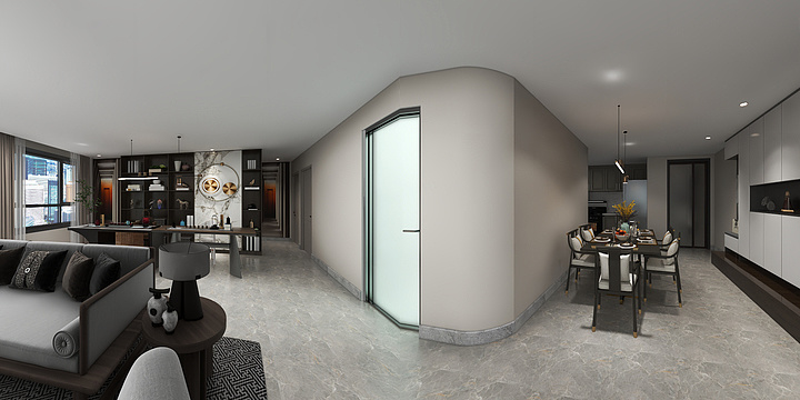 设计师黄志高-辰北世家黄生雅居软装设计方案-装修设计方案