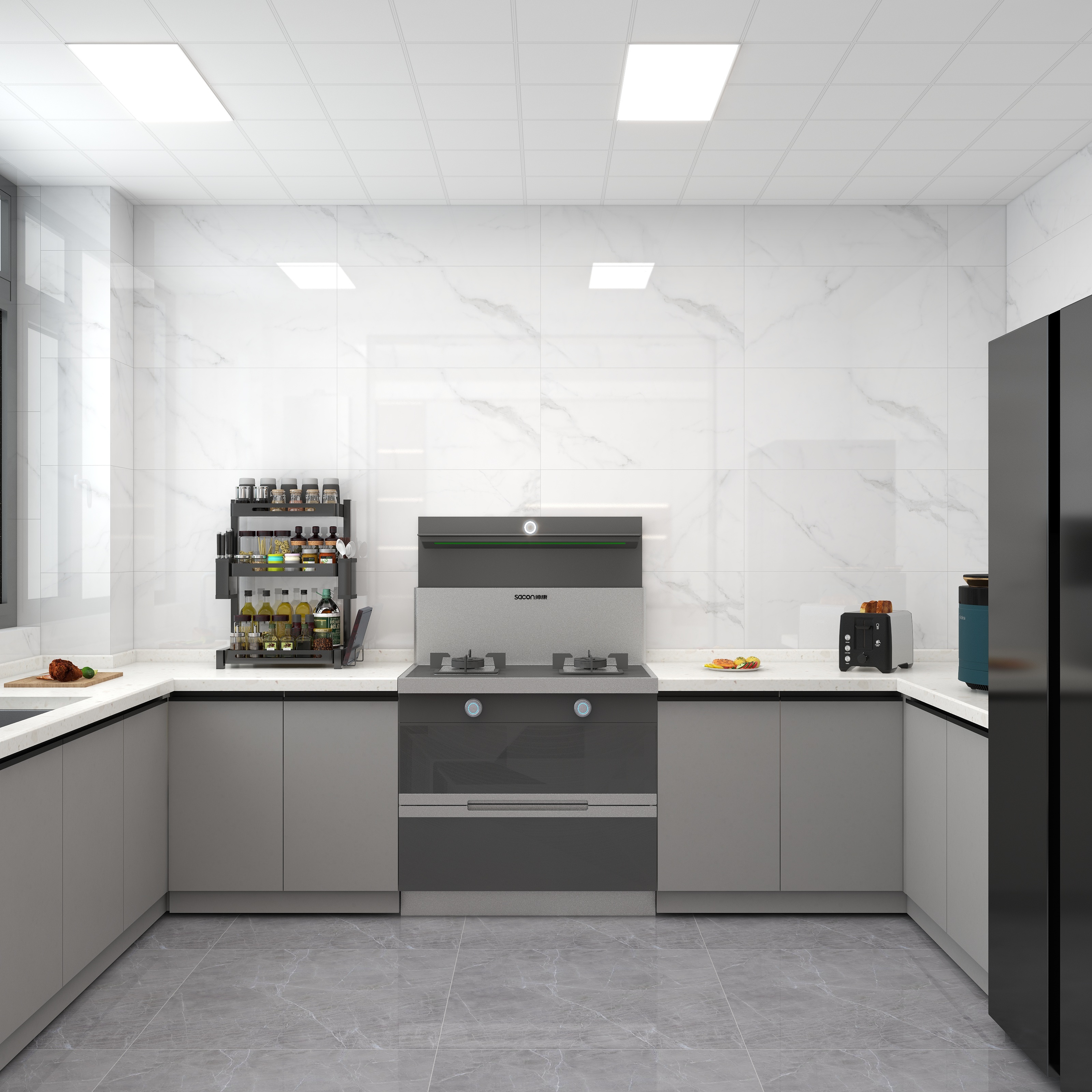 室内设计曾毅-南阳东昇一楼-装修设计方案