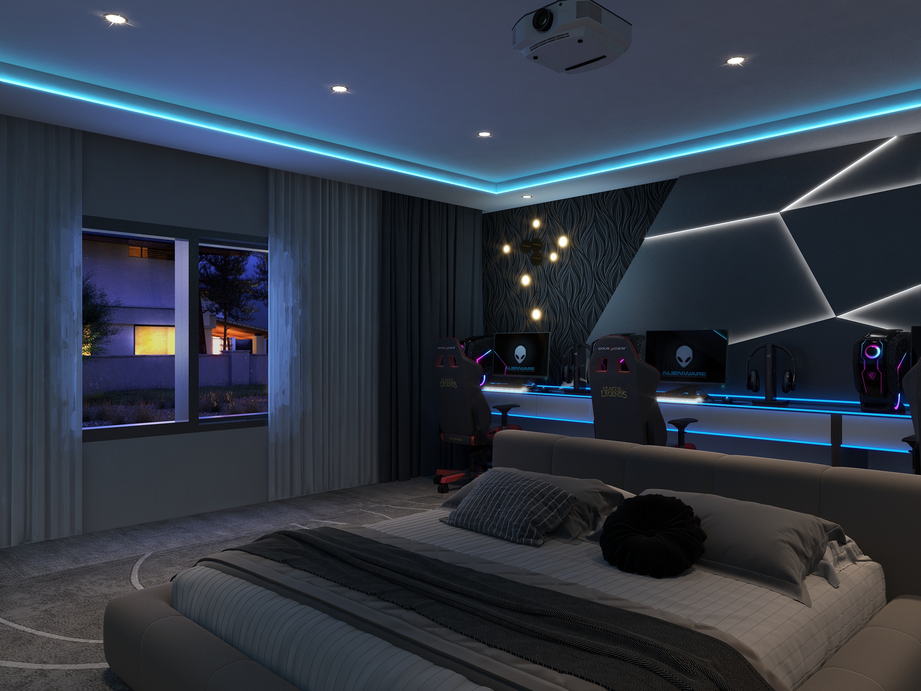 趙新瑞-电竞房-装修设计方案