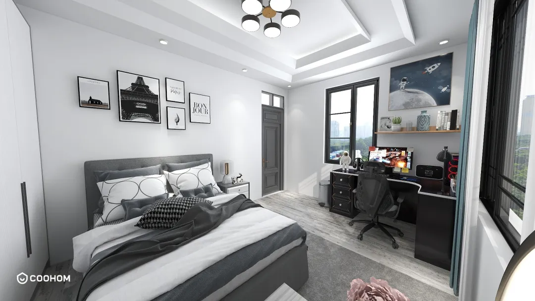 congdung2620的装修设计方案:Bed room 12 square meters