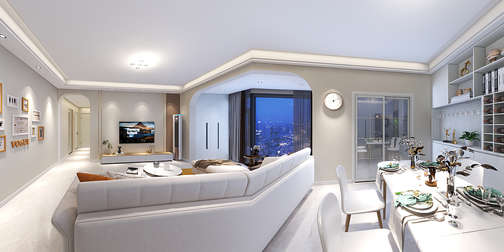 全案设计丨L-东林还房122M2,,,7-2-16-4-装修设计方案