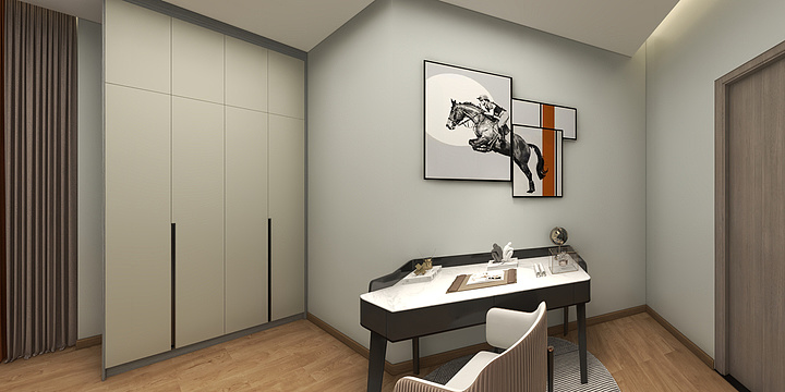 千年舟衣柜名匠壹号定制-自建房-装修设计方案