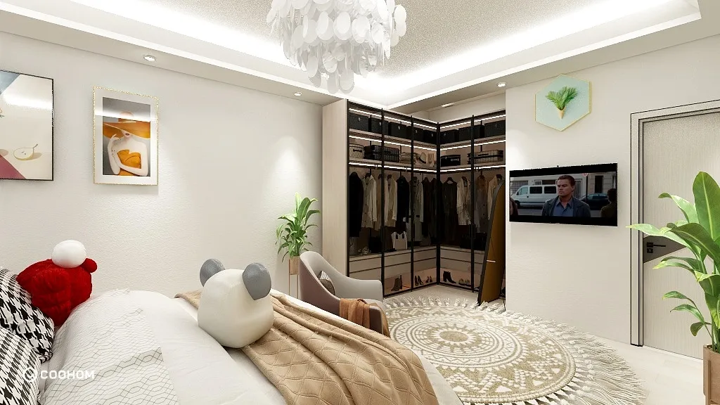 Nada Ousama的装修设计方案:my bed room design