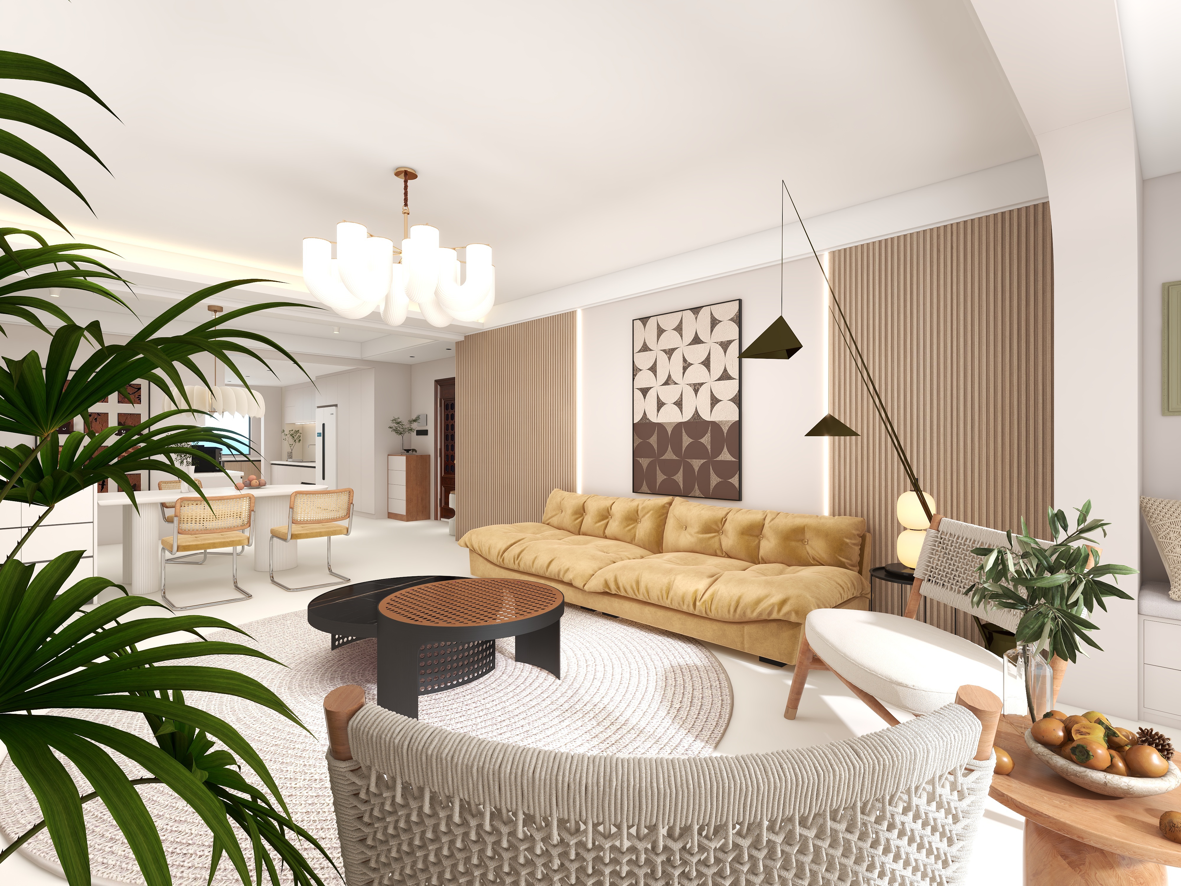 陈辉-宜居嘉苑-现代简约171平方三居室装修效果图