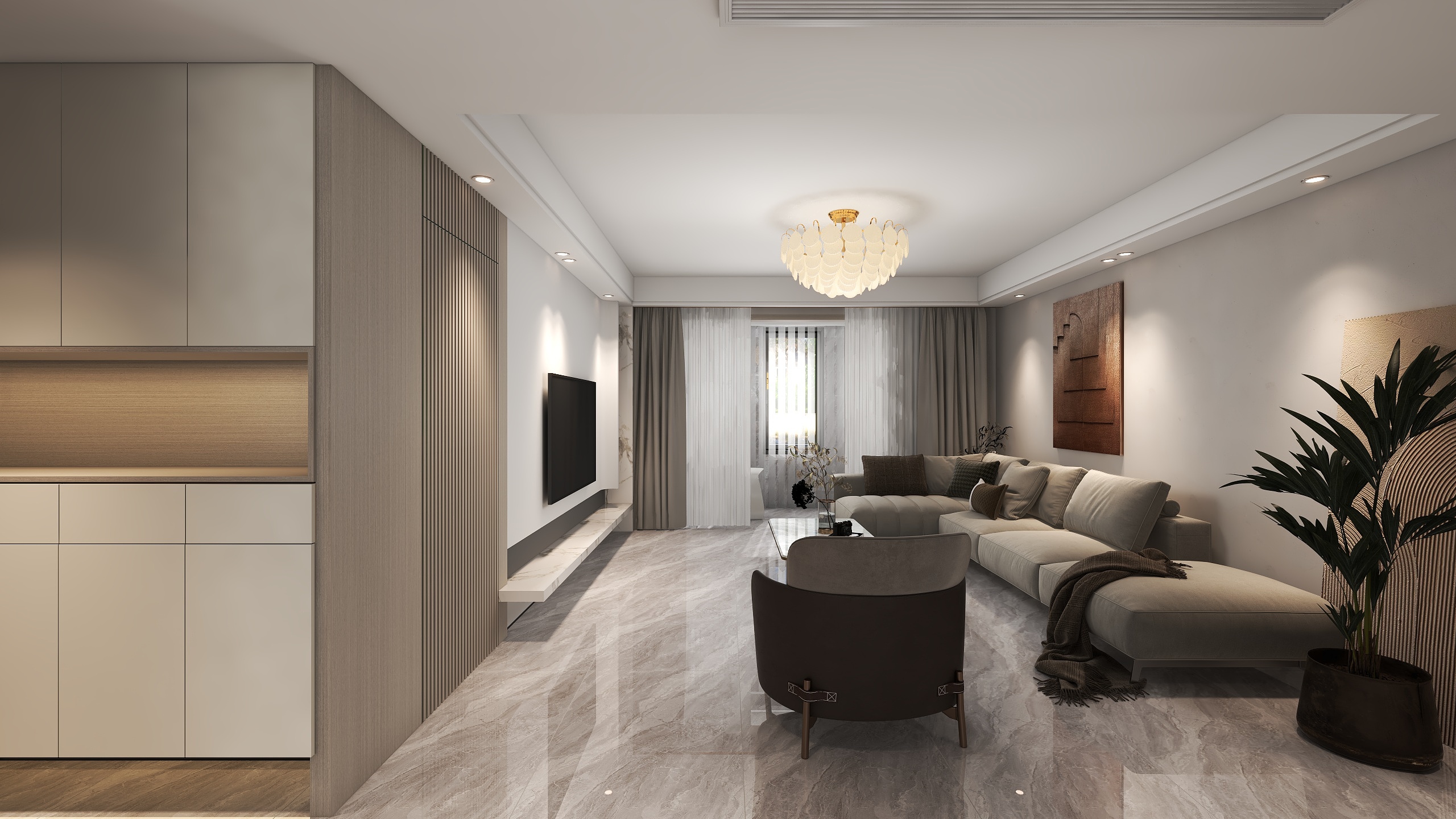 紫名都MrWang-书苑-装修设计方案