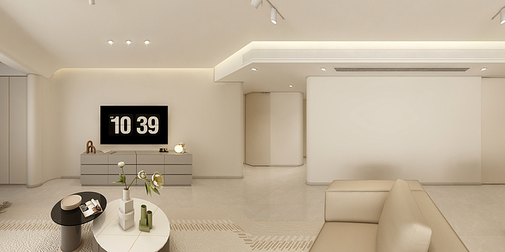 总公司--毕芳-重庆招商雍景城-四室两厅-奶油风-147㎡-装修设计方案