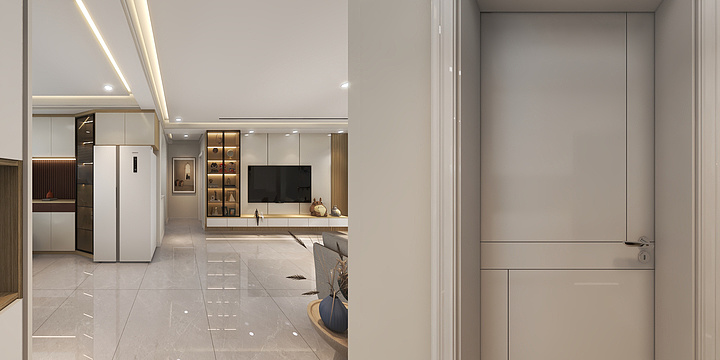 Mr武设YdzL-简约风，刘女士-装修设计方案