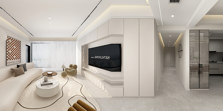 Fred宇-滨江天樾128㎡-装修设计方案