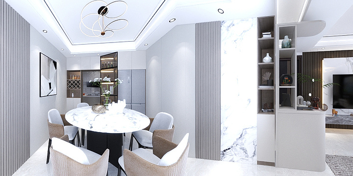 流星雨or室内设计-1高先生，现代-装修设计方案