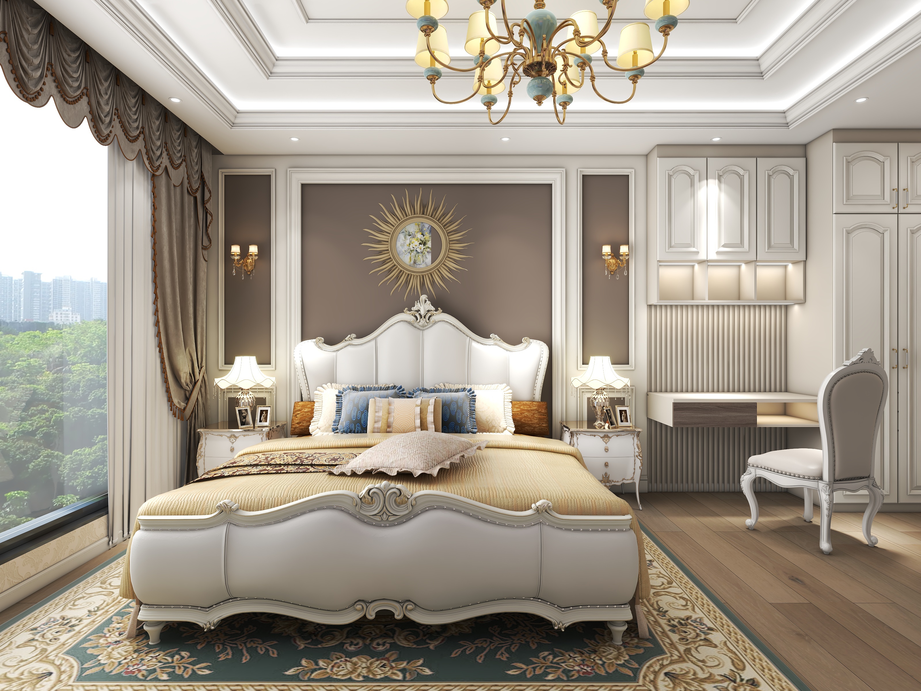 吴铭设计事务所吴铭-125㎡4室装修效果图