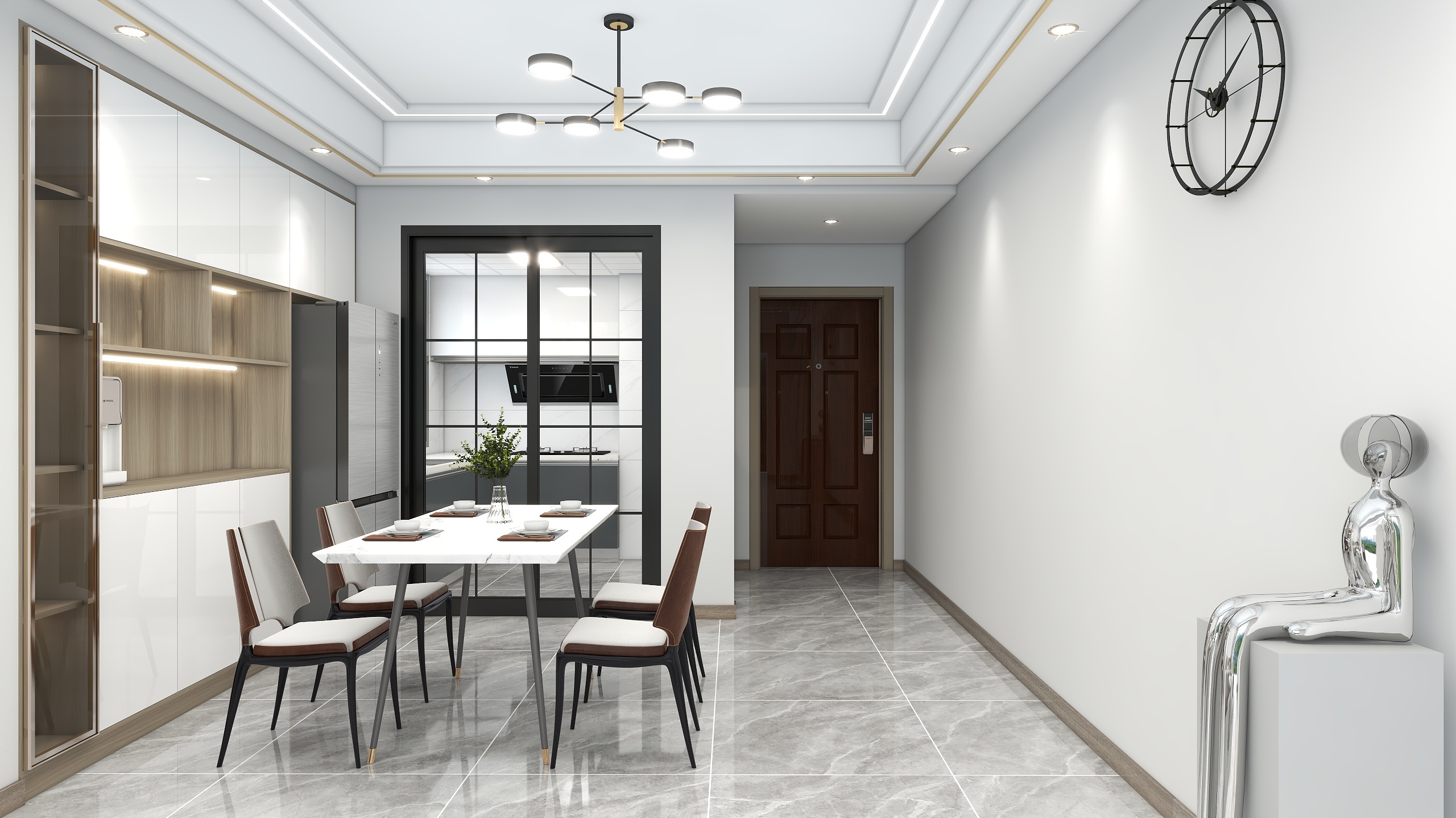 麻城宇宸装饰-帝景天成B105㎡-装修设计方案