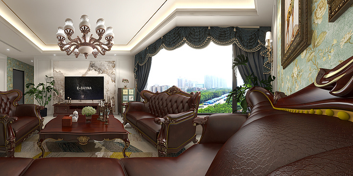 周雪蕾-美式雅居 粗犷有内涵的家-装修设计方案