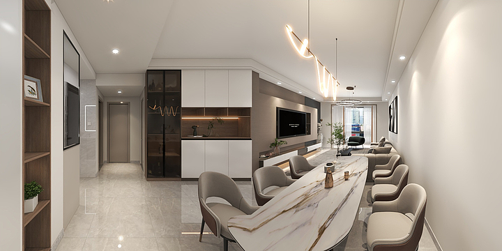 茶俞-7-2405-装修设计方案