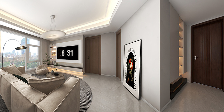 设计师吴笑-滨辰府109户型-装修设计方案