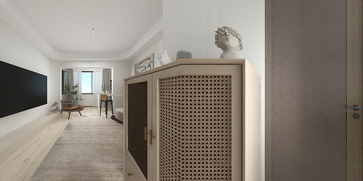 陈青.  :candy:-日式原木两居室-装修设计方案