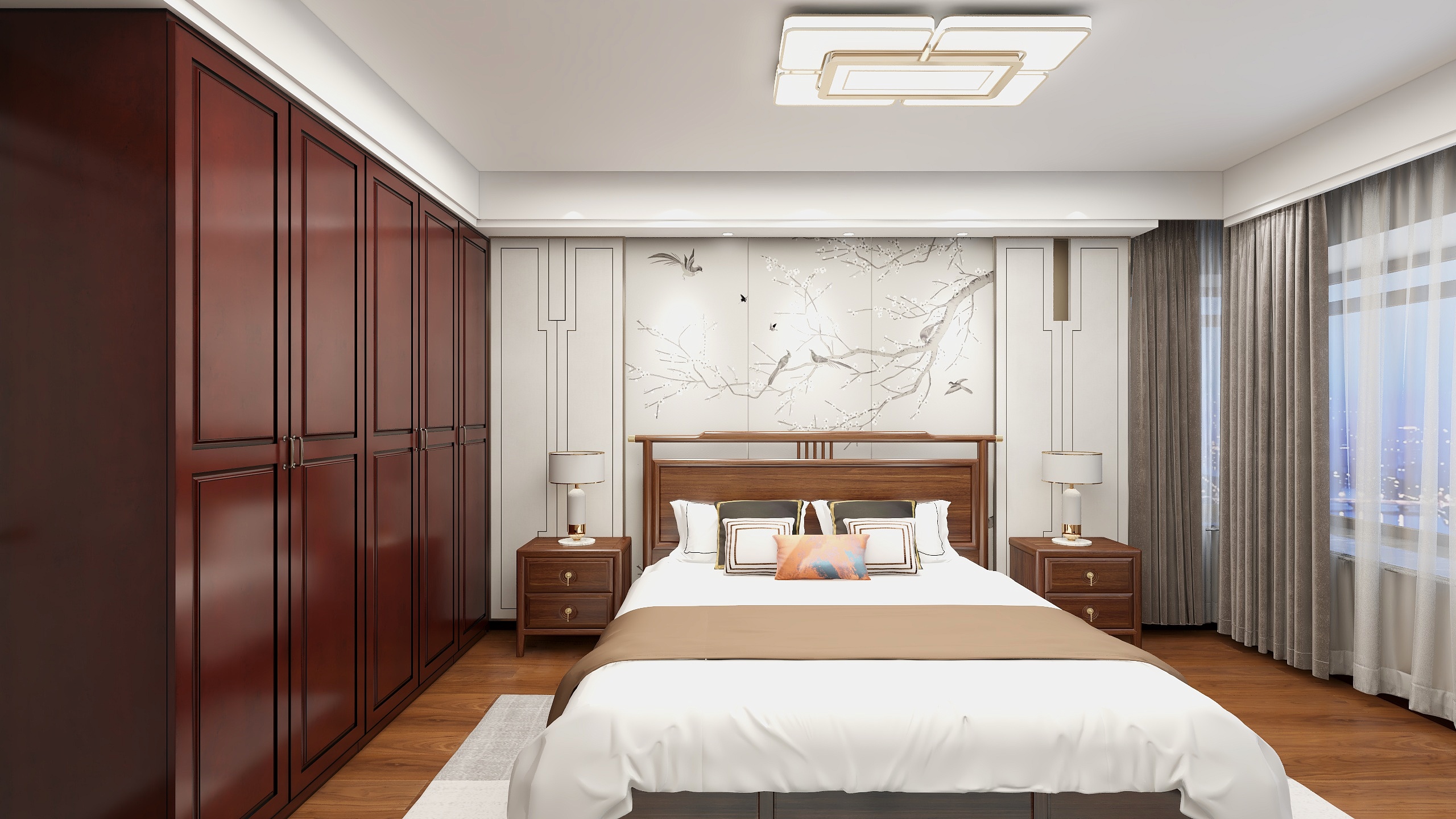 宽度设计-冠宇·环翠山庄233㎡4室-装修设计方案