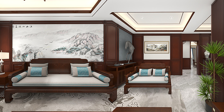 李旭东Rlmwy-禾青潘姐雅居.dwg-装修设计方案