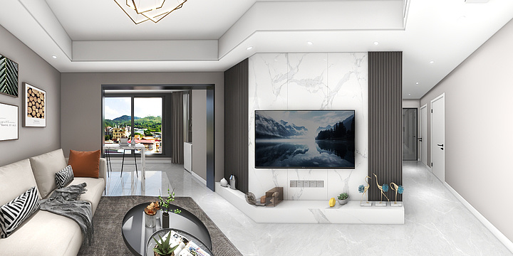 liwenyuan-水天花月5-1-2304 - 效果图-装修设计方案