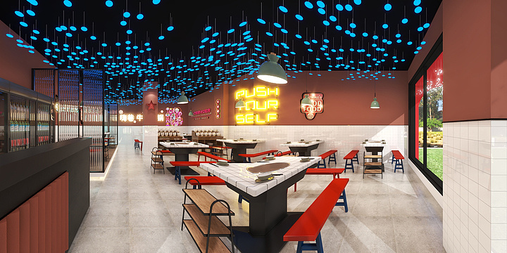 室内设计360deg全景图-嗨巷牛油火锅-副本-装修设计方案