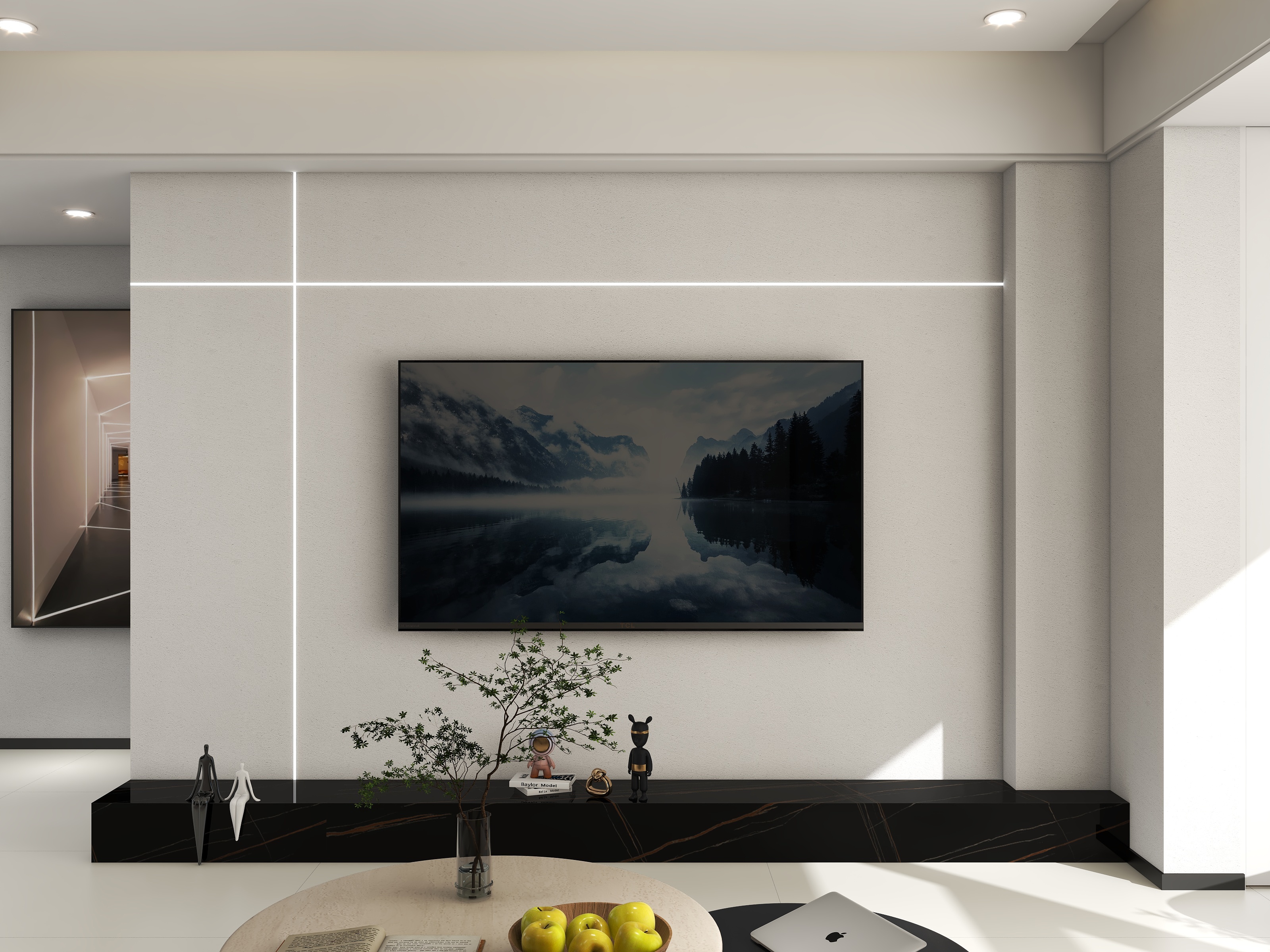 设计熊俊-91㎡2室装修效果图