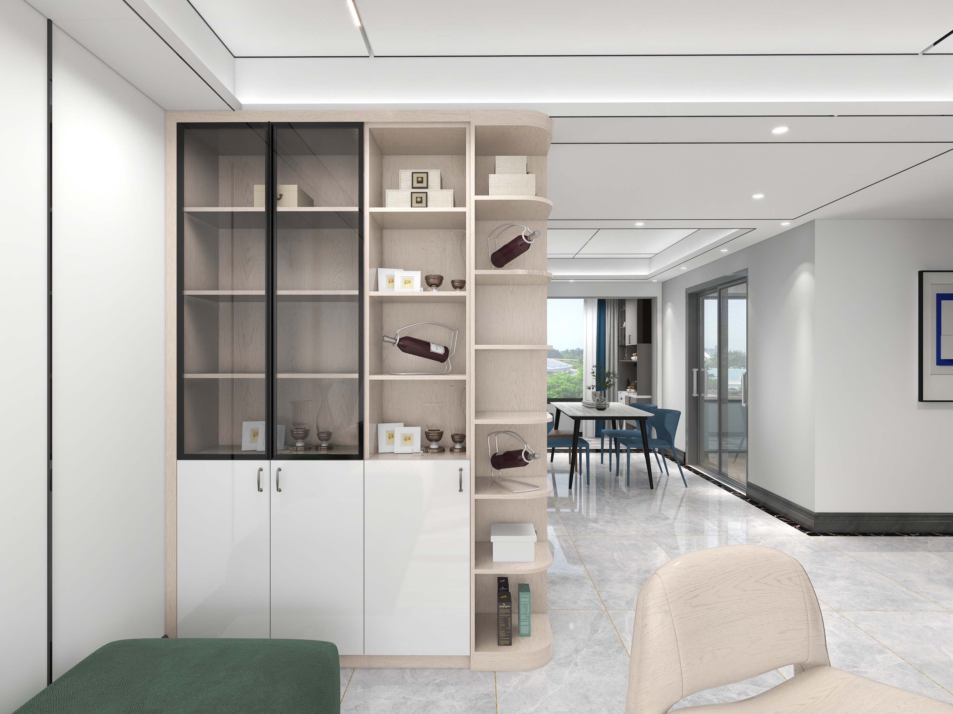 全屋家具定制邱生-小区房68㎡-装修设计方案