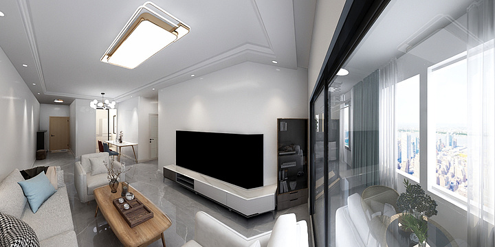 weixiSbO-龙腾水岸°简约风-装修设计方案