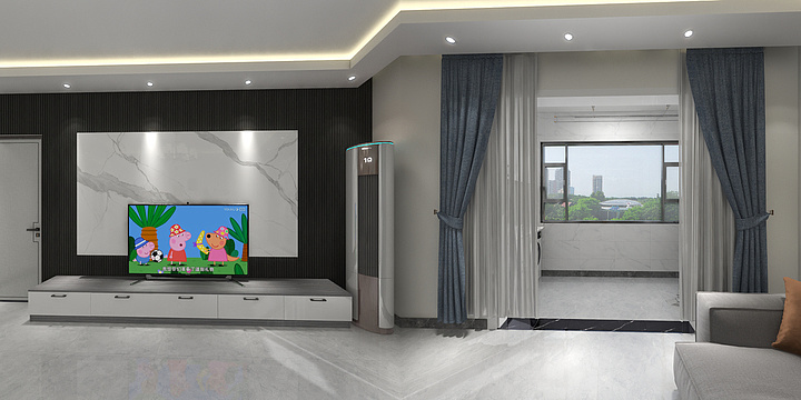 康柏丽-马山160效果图-装修设计方案