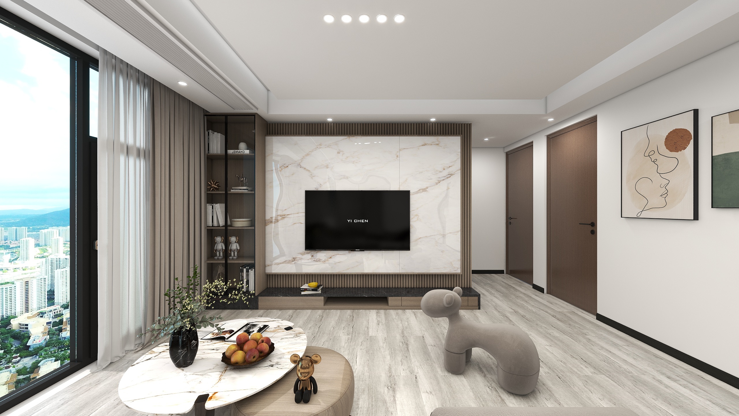 Goerl-江油启新河山郡105㎡-装修设计方案