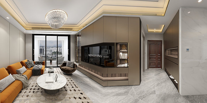 anlus杰哥-卓越维港7-2-2907方案2-装修设计方案