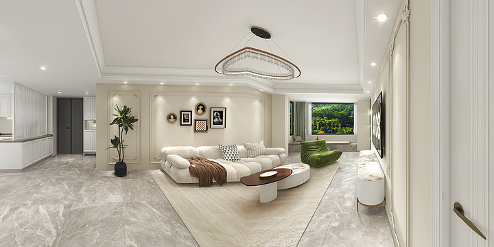 首禾装饰设计-华夏山海城 140平-装修设计方案