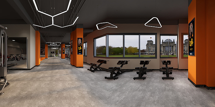 AD-钙-健身房-装修设计方案