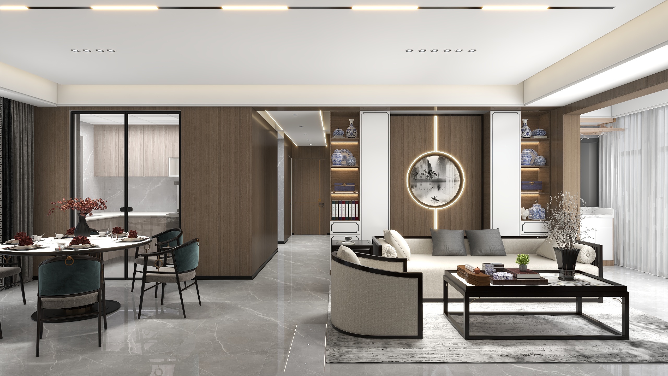 小健丨设计师-世贸140户型-装修设计方案