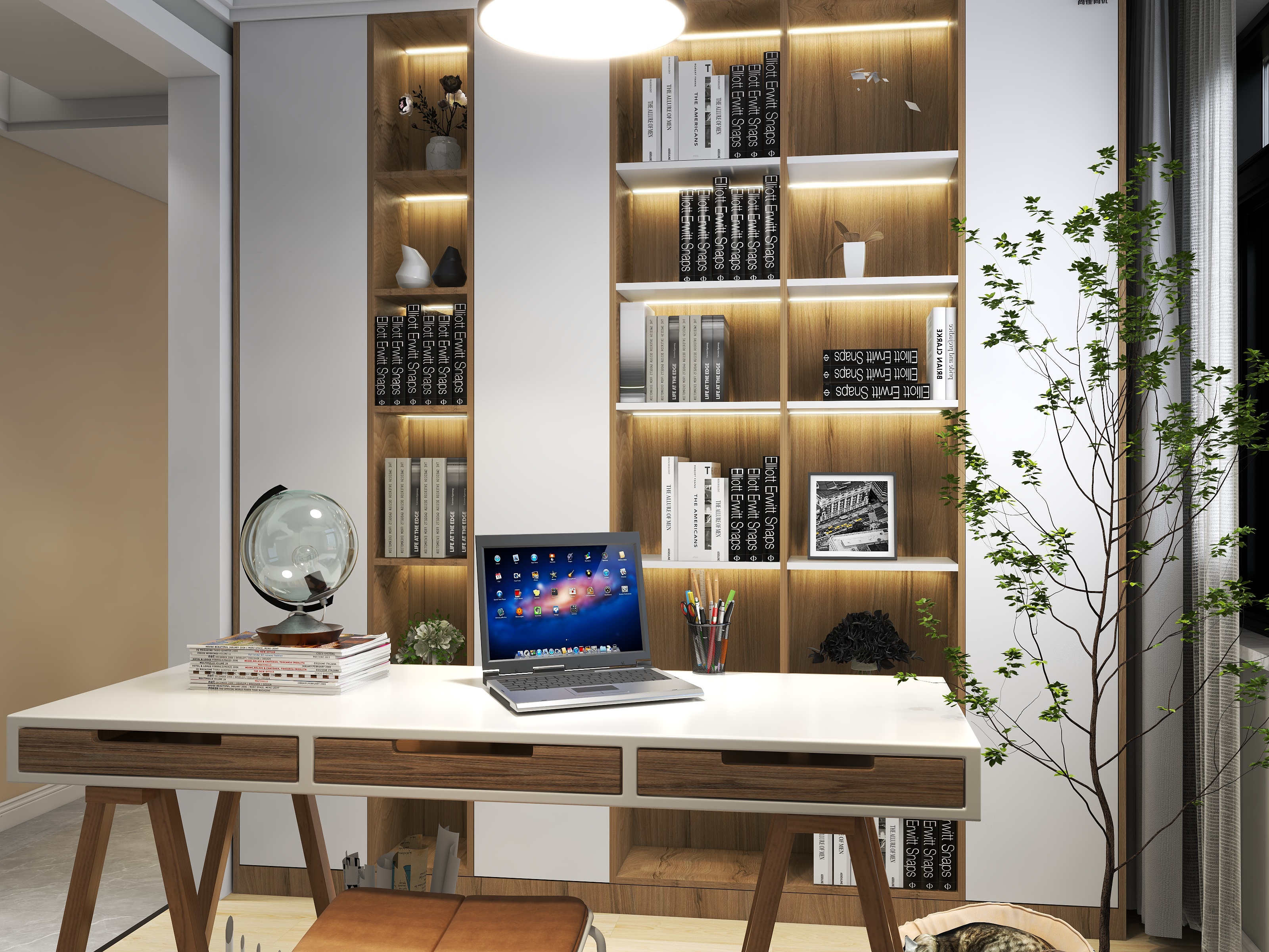 周云勇-海德公园83㎡1室-装修设计方案