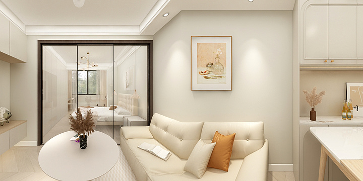 设计师刘梦-经典一室户-装修设计方案