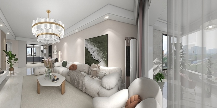 Lee家居设计师-王官集镇瑞园小区3期10#-装修设计方案