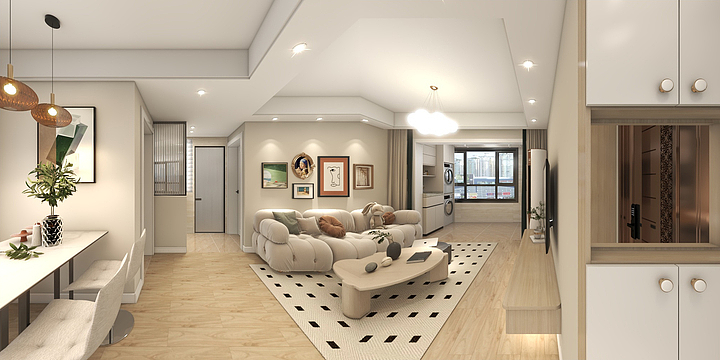 上海新之阁装潢-杨柳佳苑4号楼1001-装修设计方案