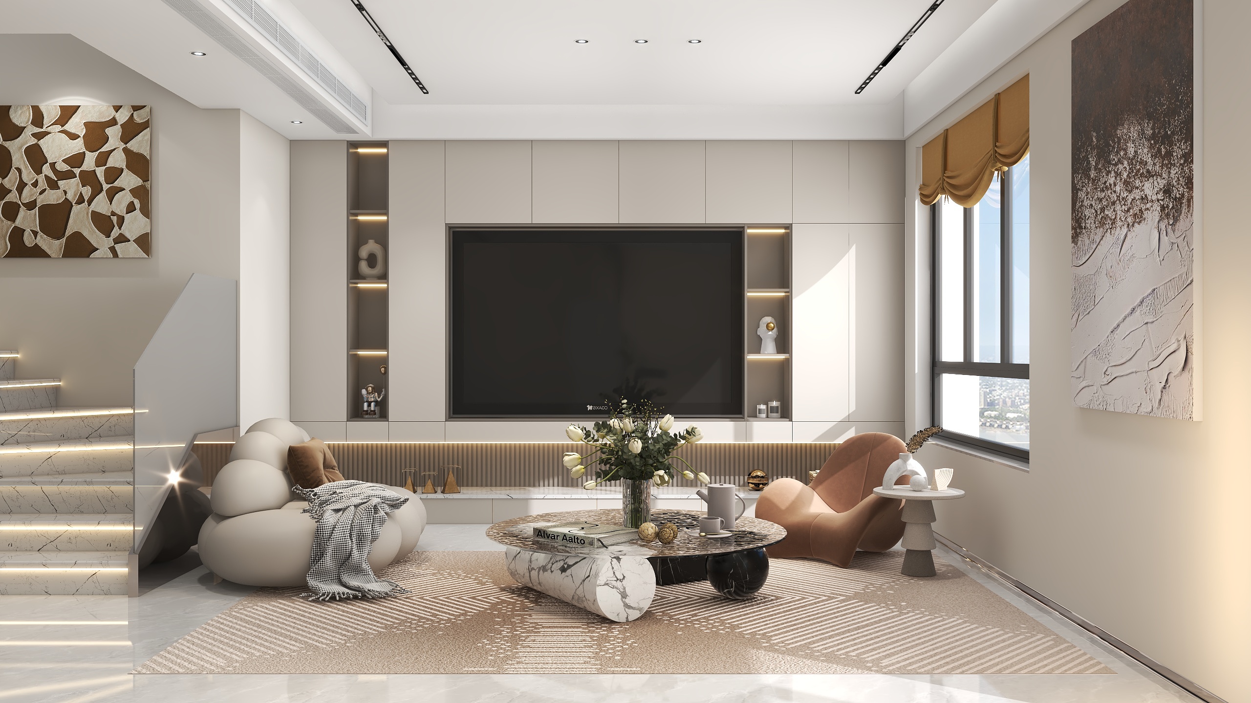 by丹-长虹天越（1楼）-装修设计方案