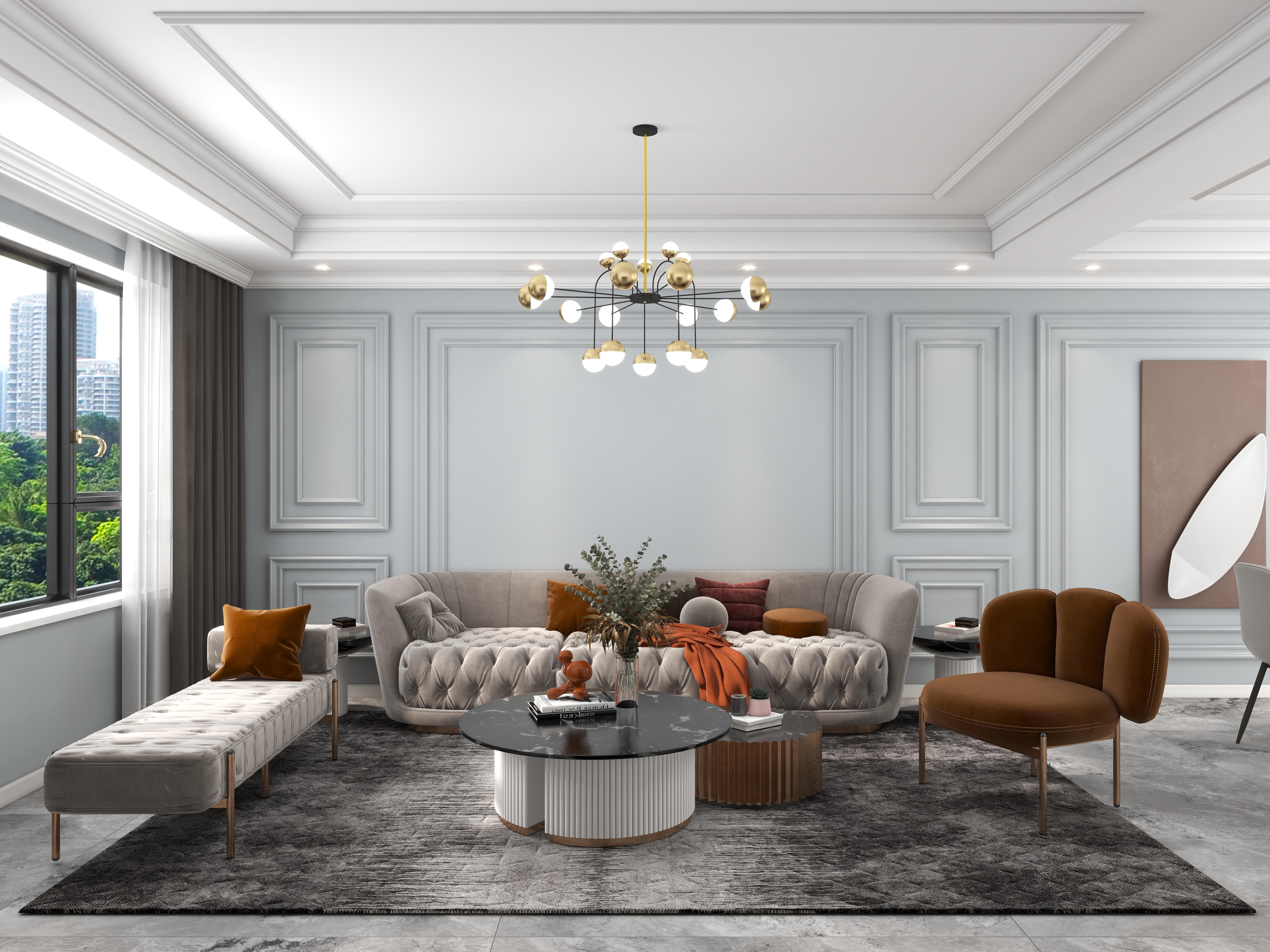 如一家居-凯旋豪庭89平2室简欧-装修设计方案