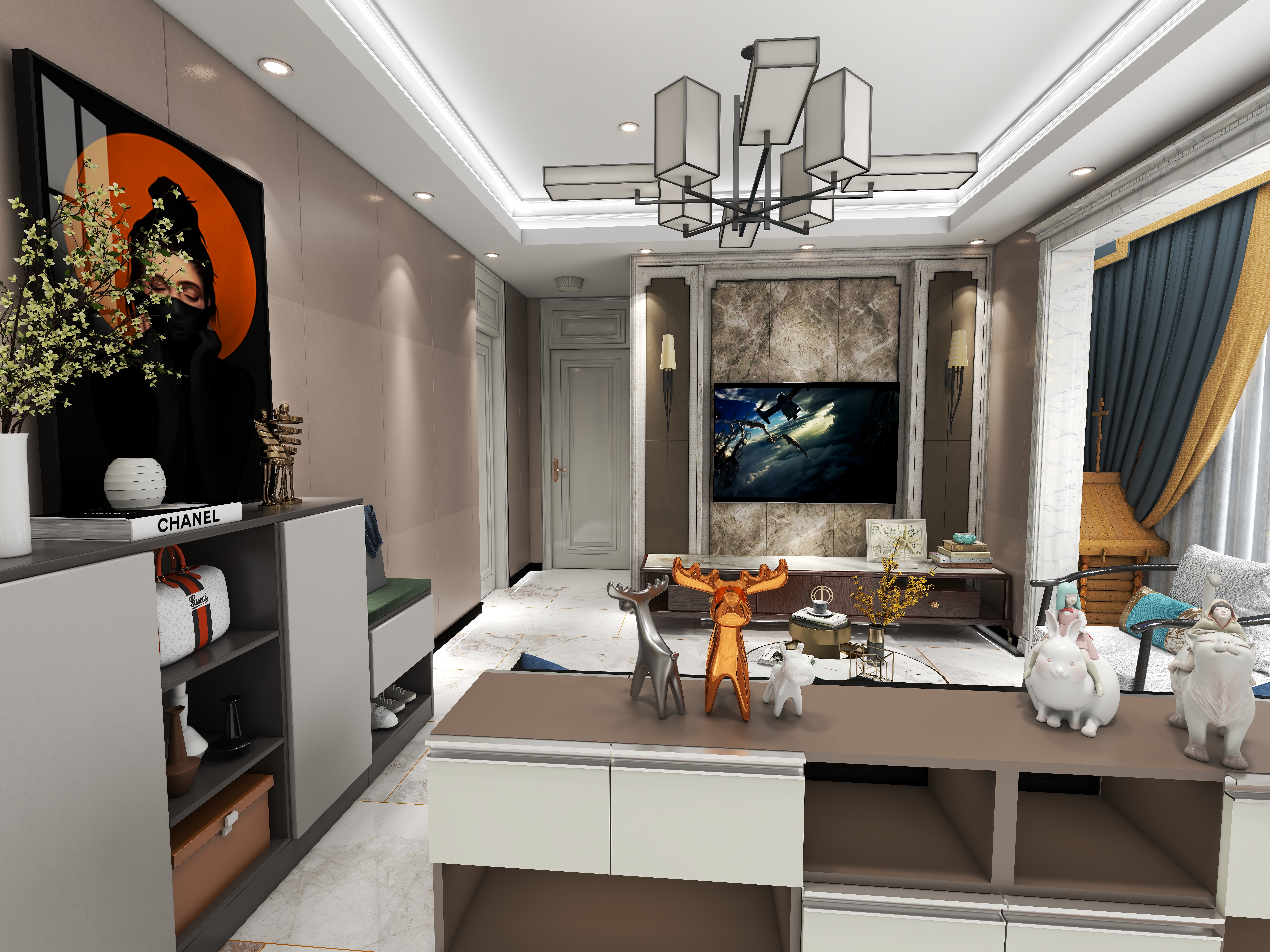 TanHao-瑞和园113㎡-装修设计方案