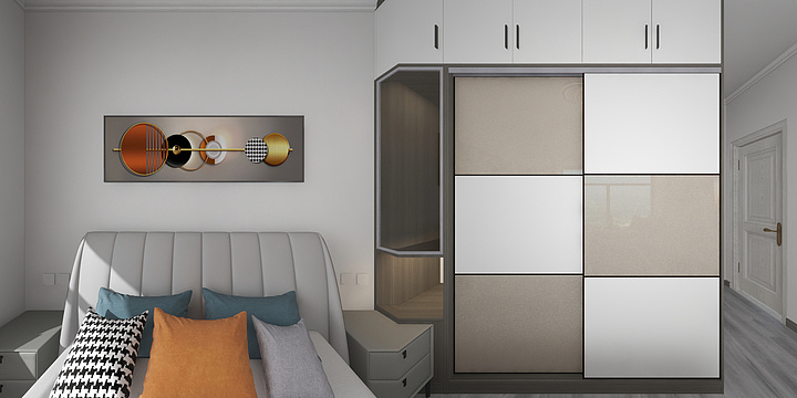 南宁福鑫全屋整装-龙光玖珑湾401(1月3日修改大厅吊顶,修正室内长宽数据）-装修设计方案