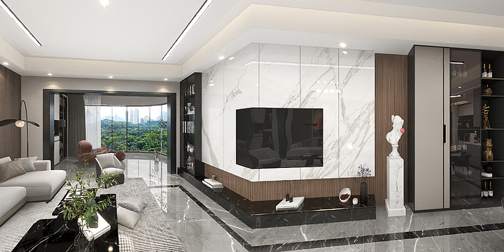 吴秀芳设计师-保利东湾-装修设计方案