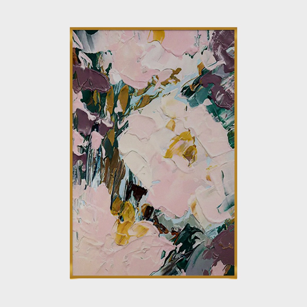 艾尔兰装饰画-现代花卉微喷或手绘装饰画单幅竖版挂画花朵花枝清新油画现代轻奢田园风格北欧风奶油风小碎花树枝花枝绿植叶子水墨卧室床头客厅餐厅玄关挂画茶室接待厅瑜珈馆美容馆绘画馆温馨唯美阳光优雅装饰画