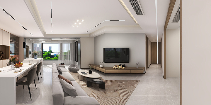 整装设计LN-东原玖城阅129dwg-装修设计方案